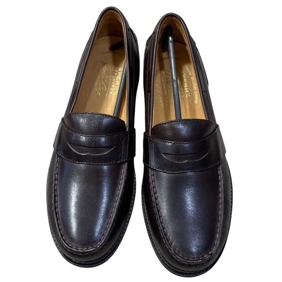 Sperry Gold Penny Loafer Dark Brown Men's 10.5 Comfort - Picture 2 of 10